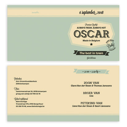 Oscar Aanzicht