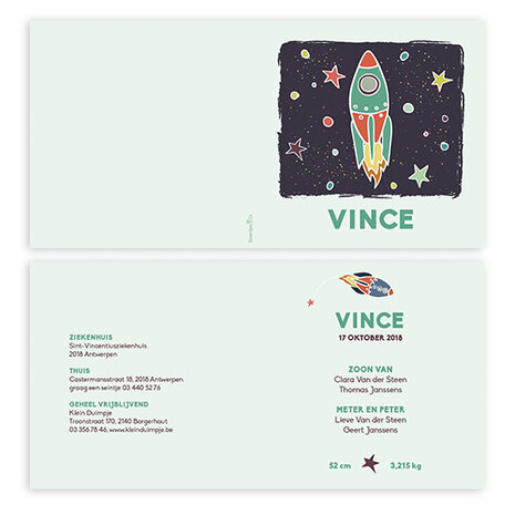 Vince Aanzicht