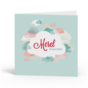 Geboortekaartje Merel