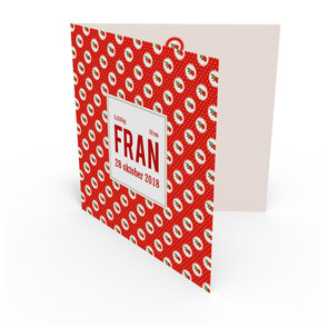 Geboortekaartje Fran