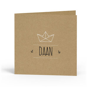Geboortekaartje Daan