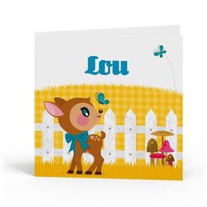 Geboortekaartje Lou