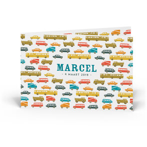 Geboortekaartje Marcel