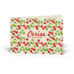 Geboortekaartje Cerise