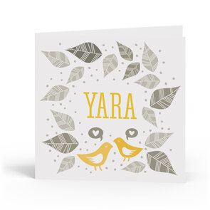 Geboortekaartje Yara