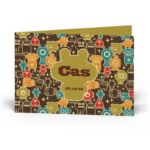 Geboortekaartje Cas