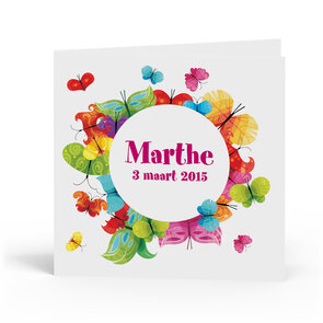 Geboortekaartje Marthe